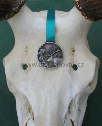 Medaile podle hodnocení CIC jelena č.817 - stříbrná medaile podle hodnocení CIC s motivem jelena