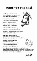 Modlitba pro koně č.783 - Modlitba pro koně na frézované desce